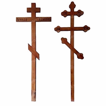 Крест из массива лиственницы